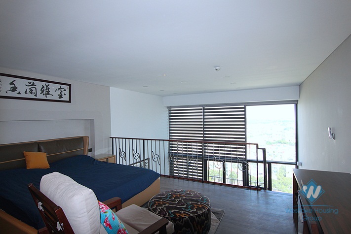 Luxury one bedroom apartment for rent in Pentsudio, Tay Ho district, Ha Noi